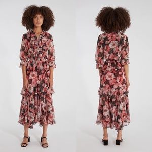 Misa Los Angeles Alanis Floral Midi Dress